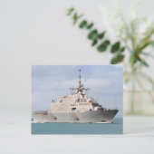 USS Freedom (LCS 1) Postkarte (Stehend Vorderseite)