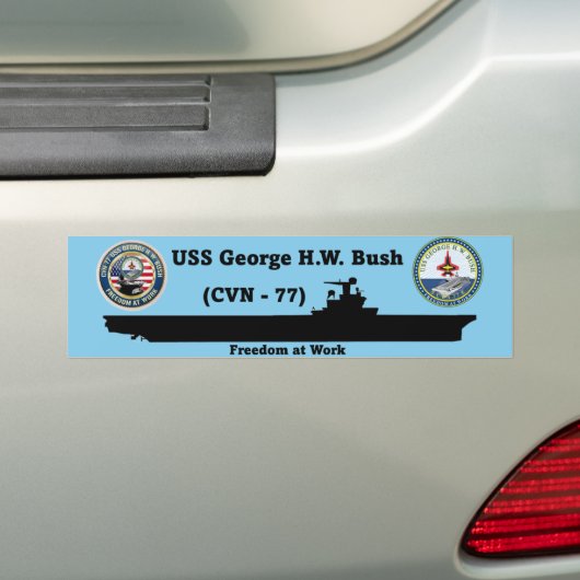 USS George H.W. Bush (CVN-77) Autoaufkleber (Auf Auto)