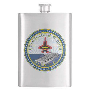 USS George H.W. Bush (CVN-77) Flachmann