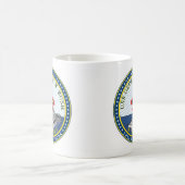 USS George H. W. Bush, CVN-77, insignia Kaffeetasse (Mittel)