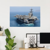 USS George H.W. Bush (CVN 77) Poster (Heimbüro)