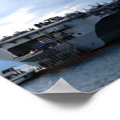 USS George H.W. Bush (CVN 77) Poster (Ecke)
