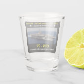 USS George H.W. Bush (CVN-77) Schnapsglas (Rückseite)