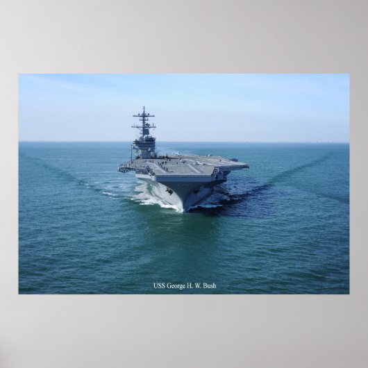 USS George H. W. bush Poster (Vorne)