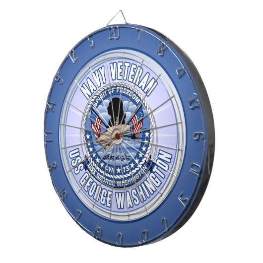 USS George Washington - CVN 73 Dartscheibe (Vorderseite rechts)