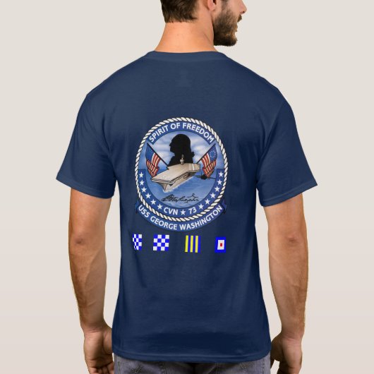 USS George Washington (CVN-73) PO3 T-Shirt (Rückseite)