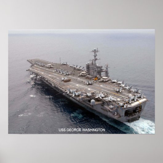USS George Washington Poster (Vorne)