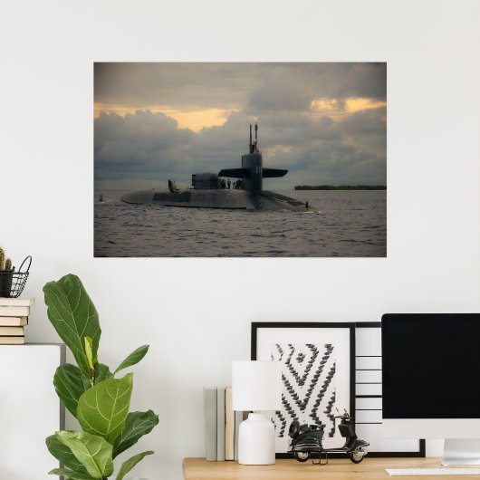 USS Georgia (SSGN 729) Poster (Heimbüro)