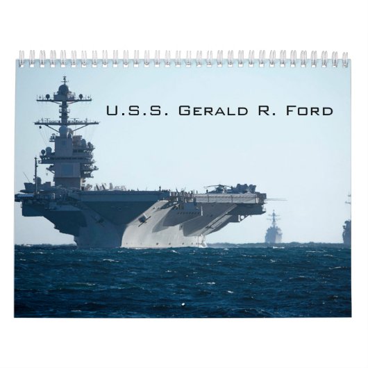 USS Gerald R. Ford Kalender (Titelbild)