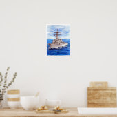 USS Gonzalez Poster (Küche)