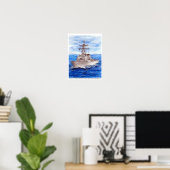 USS Gonzalez Poster (Heimbüro)