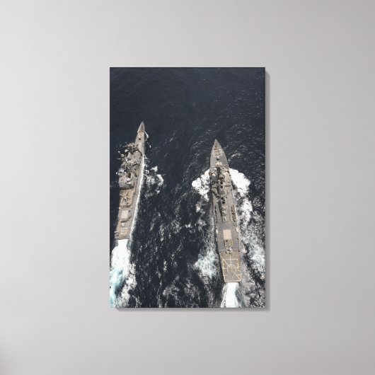 USS Gridley Leinwanddruck (Vorderseite)