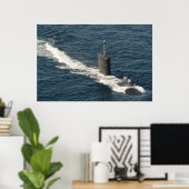 USS Hampton (SSN 767) Poster (Heimbüro)