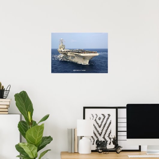 USS Harry S. Truman Poster (Heimbüro)