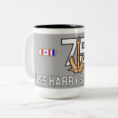 USS HARRY S. TRUMAN TASSE CVN-75 BUCK STOPS HIER (Vorderseite Links)