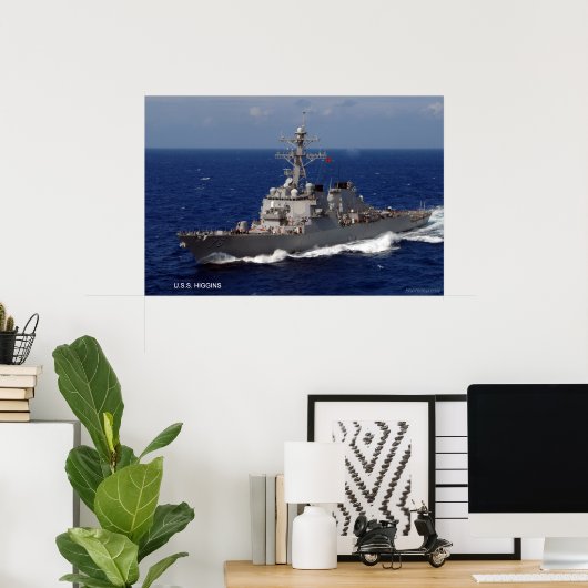 USS Higgins (DDG 76) Poster (Heimbüro)