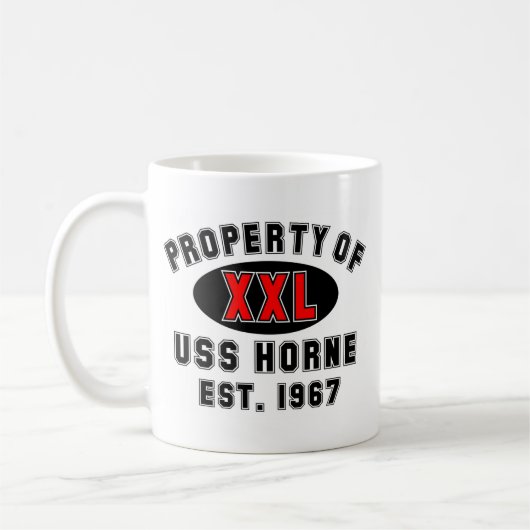 USS Horne Kaffeetasse (Links)