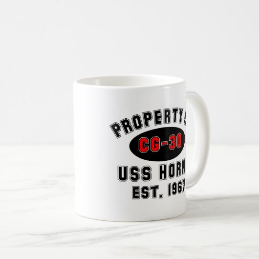 USS Horne Kaffeetasse (VorderseiteRechts)