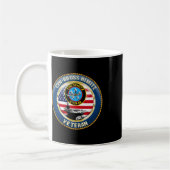 Uss Independence Cv-62 Flugzeugträger Veteran Fl Kaffeetasse (Links)