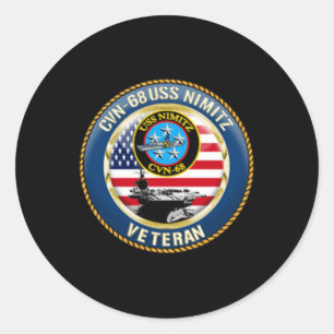 Uss Independence Cv-62 Flugzeugträger Veteran Fl Runder Aufkleber