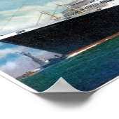 USS Independence & SS-Verfassung Vintag Poster (Ecke)