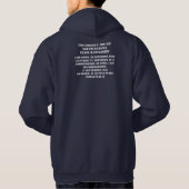 USS INDIANA (BB-58) HOODIE (Rückseite)