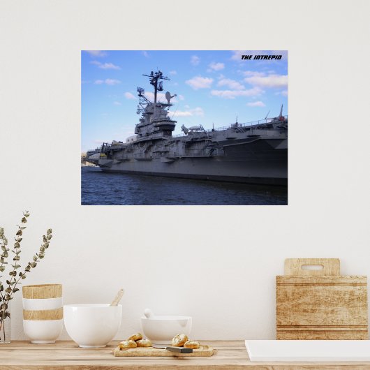 USS Intrepid-Plakat Poster (Küche)