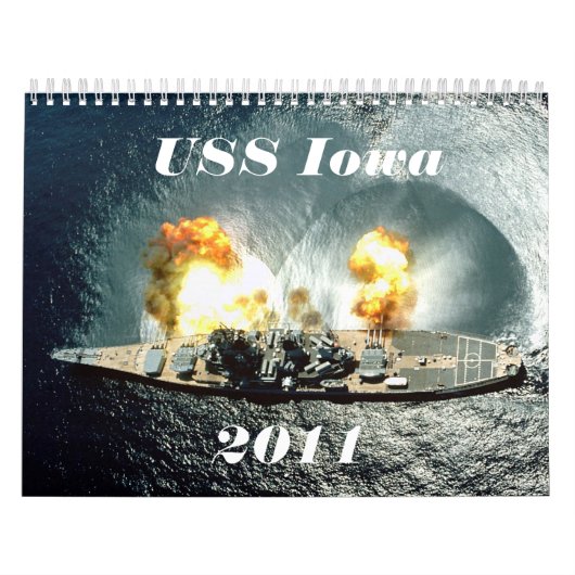 USS Iowa Calendar Kalender (Titelbild)
