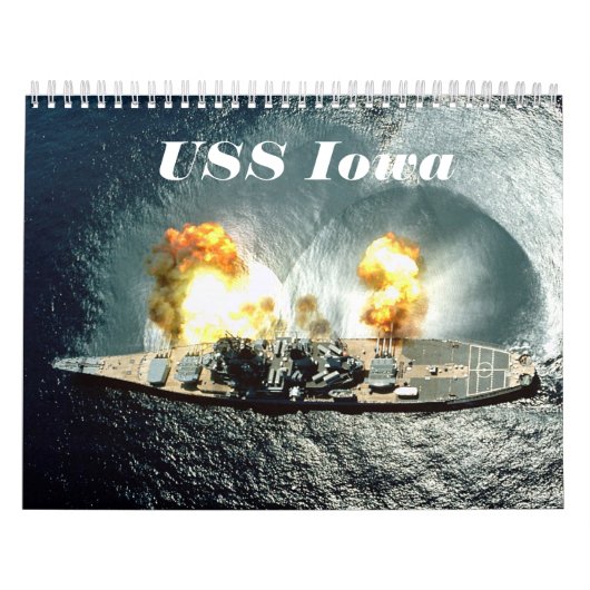 USS Iowa Calendar Kalender (Titelbild)