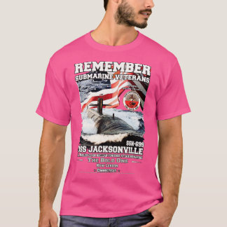 USS Jacksonville SSN699 U-Boot-Veteranen T-Shirt