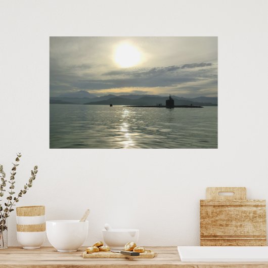 USS Jacksonville (SSN 699) Poster (Küche)