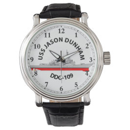 USS JASON DUNHAM - DDG-109 - ARLEIGH BURKE WATCH ARMBANDUHR