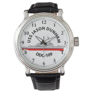 USS JASON DUNHAM - DDG-109 - ARLEIGH BURKE WATCH ARMBANDUHR