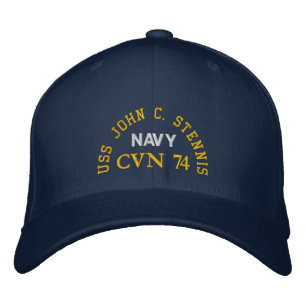 USS JOHN C. STENNIS, CVN 74, BESTICKTE KAPPE