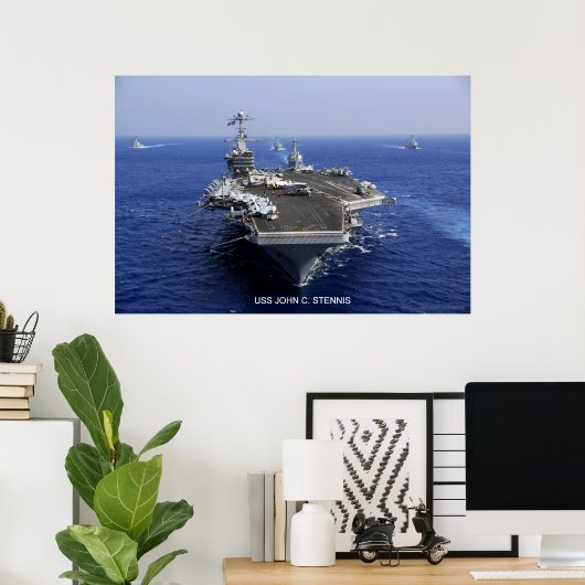 USS John C. Stennis Poster (Heimbüro)