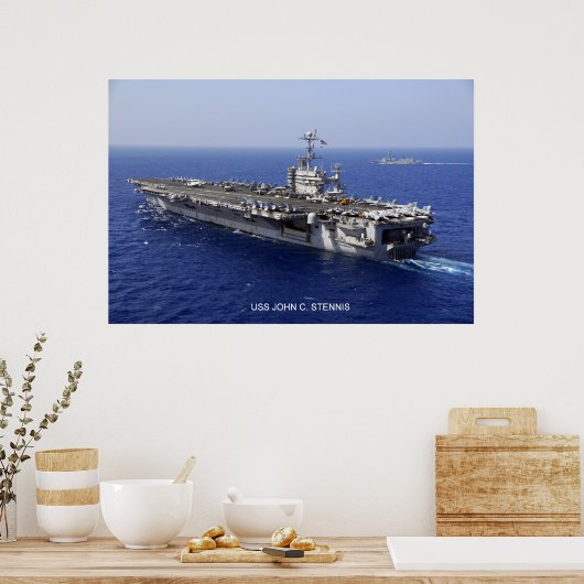 USS John C. Stennis Poster (Küche)