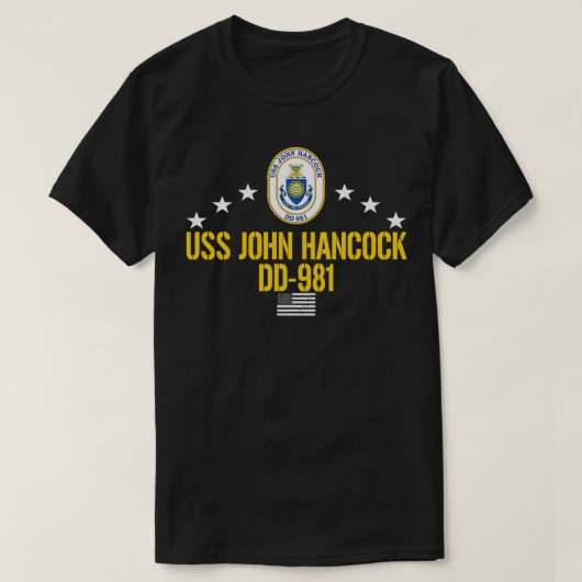 USS John Hancock DD981 Pullover (Design vorne)