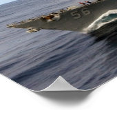USS John S. McCain (DDG 56) Poster (Ecke)
