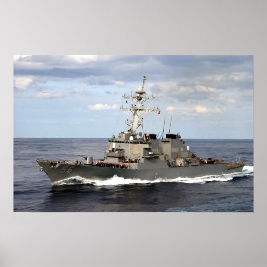 USS John S. McCain (DDG 56) Poster (Vorne)