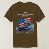 USS Josephus Daniels CG27 Class Cruiser American F T-Shirt (Design vorne)