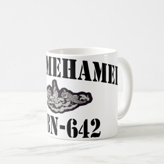 USS KAMEHAMEHA KAFFEETASSE (VorderseiteRechts)