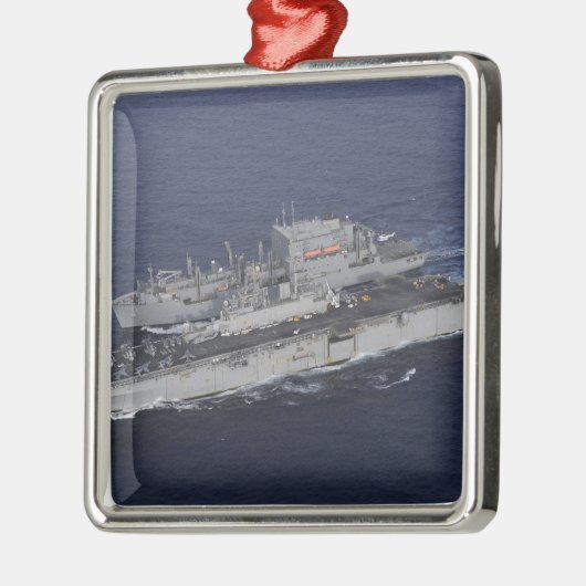 USS Kearsarge Silbernes Ornament (Links)