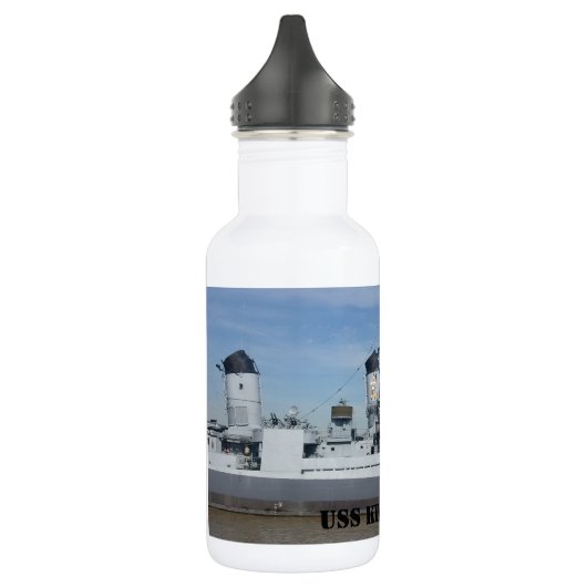 USS KIDD DD 661 EDELSTAHLFLASCHE (Links)