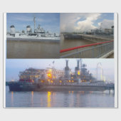 USS KIDD DD 661 GESCHENKPAPIER (Flach)