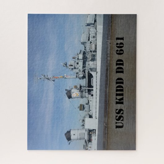USS KIDD DD 661 Jigsaw Puzzle (Vertikal)