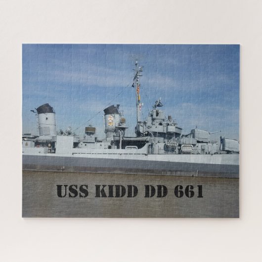 USS KIDD DD 661 Jigsaw Puzzle (Horizontal)