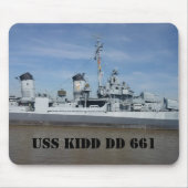 USS KIDD DD 661 Mousepad (Vorne)