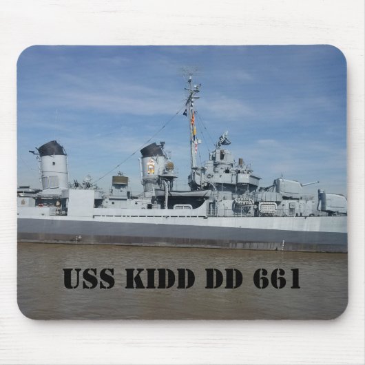 USS KIDD DD 661 Mousepad (Vorne)