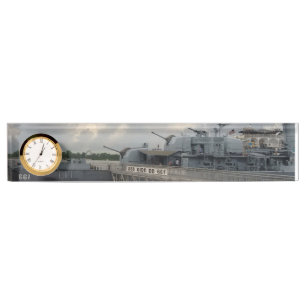 USS KIDD DD 661 Name Uhrwerk Namensplakette