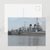 USS KIDD DD 661 Postcard Postkarte (Vorne/Hinten)